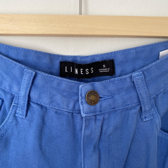 lioness periwinkle split hem denim - Picture 3 of 5
